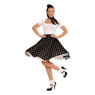 50'erne Nederdel Sort Kostume