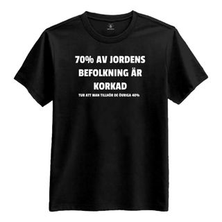 70% av Jordens Befolkning T-paita