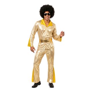 70’er Disco Herre Guld Kostume