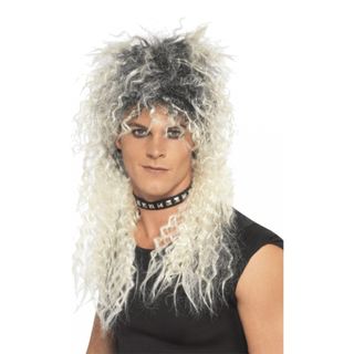 80'er Heavy Metal Blond Paryk