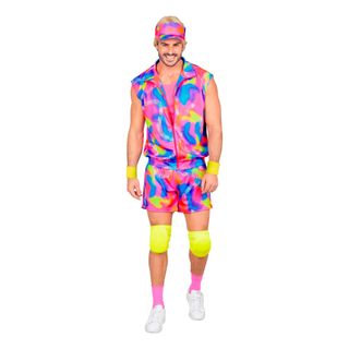 80-talls Neon Roller Guy Kostyme