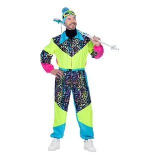 80'er Neon Skidragts Kostume