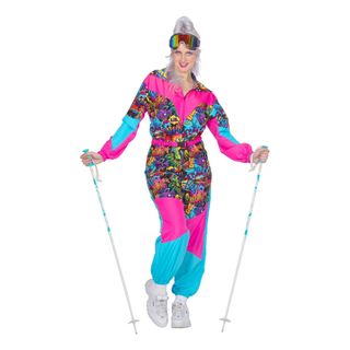 80'er Retro Skidragts Kostume