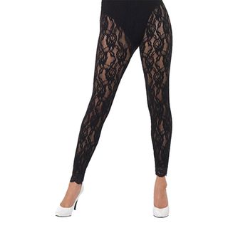 80'er Blonde Tights Sorte