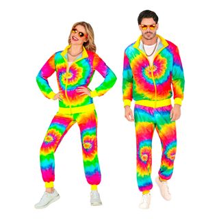 80'er Tracksuit Tie-Dye Kostume