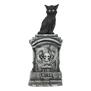Animeret Gravsten med Kat Prop