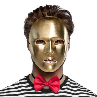 Maske Mimer Guld