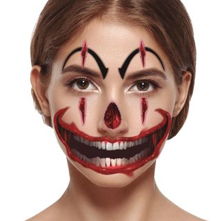 Ansigtstatoveringer Creepy Clown