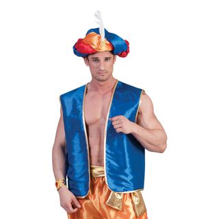 Arabisk Vest Blå