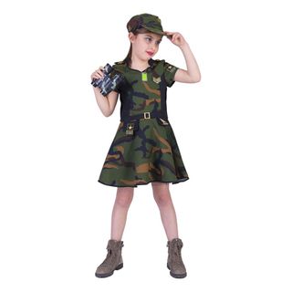 Armykjole Børnekostume