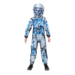 Astronaut Skelet Børnekostume