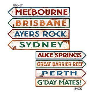 Australske Vejskilte Dekoration