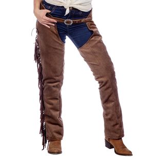Autentiske Western Chaps Dame Brune