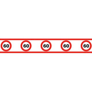 Partytape Trafikskilt 60