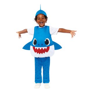 Baby Shark Blå Børnekostume