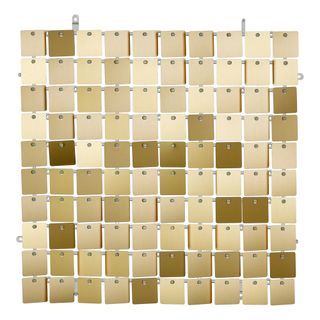 Backdrop Pailletpanel Lyseguld