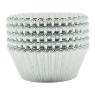 Muffinsforme Folie Sølv