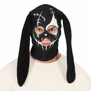 Balaklava Skummel Kanin Svart