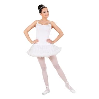Ballerina Valkoinen Naamiaisasu
