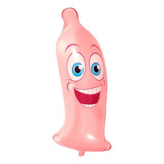 Ballon Kondom med Ansigt