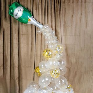 Ballonbue Champagneflaske Sæt