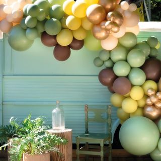Ballonbue Grøn/Beige/Brun