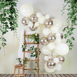 Ballonbue Ivory/Crystal/Chrome