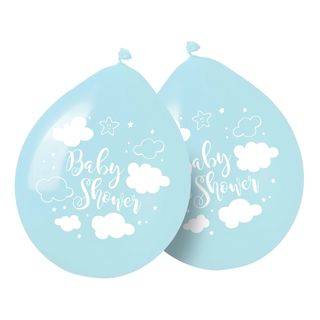 Balloner Baby Shower Lyseblå