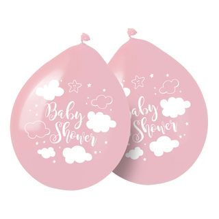 Balloner Baby Shower Lyserød