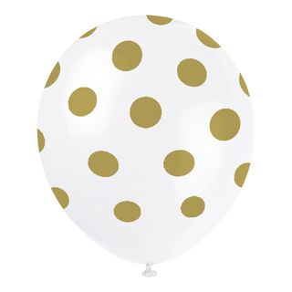 Balloner Guld Prikkede