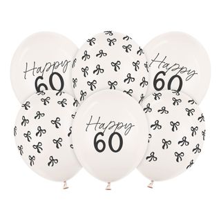 Balloner Happy 60 med Rosetter