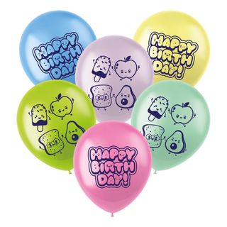Balloner Happy Birthday Kawaii