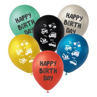 Balloner Happy Birthday Vejarbejde
