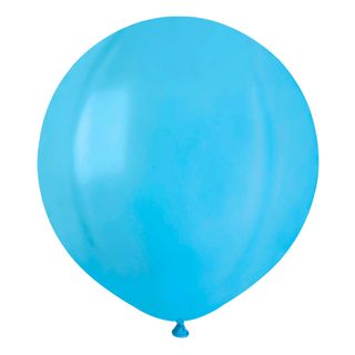 Ballonger Ljusblå Runda Stora