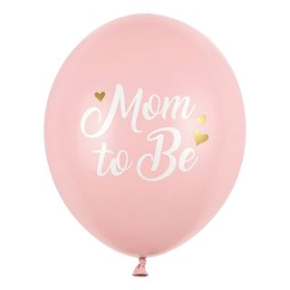 Balloner Mom to Be Lyserød Pastel