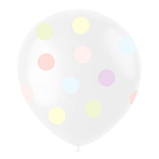 Prikkede Pastelballoner