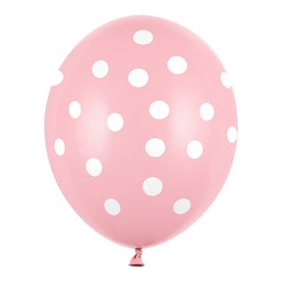 Balloner Prikker Lyserød
