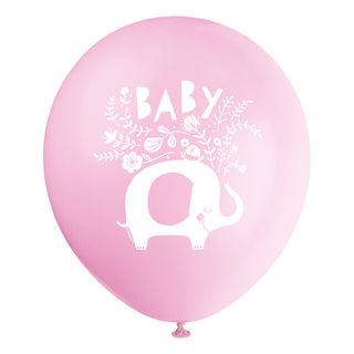Balloner Lyserød Baby Elefant