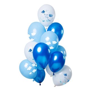 Balloner Hvid/Blå Its a Boy