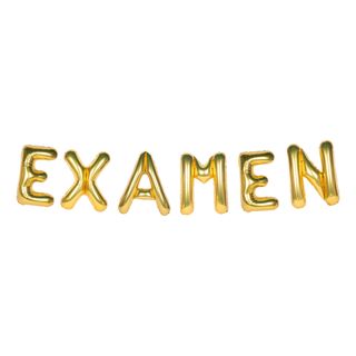 Ballongguirlande Eksamen Guld
