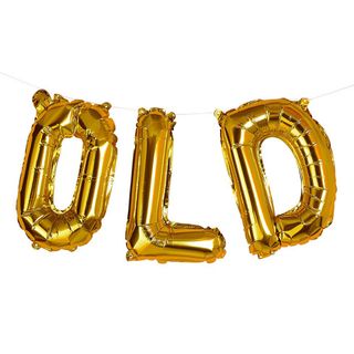 Ballongguirlande Old Guld