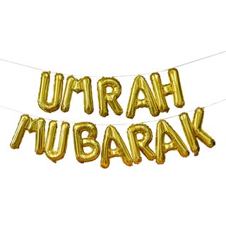 Ballonguirlande Umrah Mubarak Guld