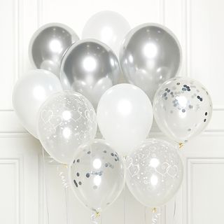Ballonbuket Sølv