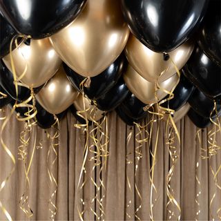 Ballonsæt Loft Sort/Guld