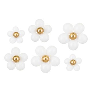 Ballonsæt Hvide Blomster