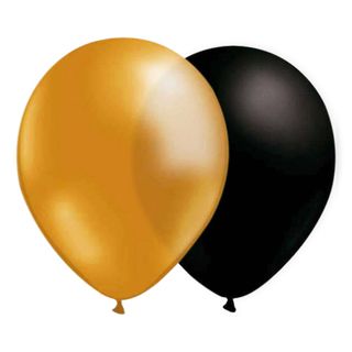 Ballonkombi Guld/Sort