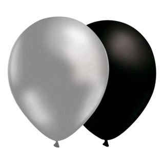 Ballonkombi Sølv/Sort