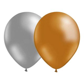 Ballonkombi Sølv/Guld