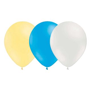 Ballonkombi Hvid/Elfenben/Lyseblå