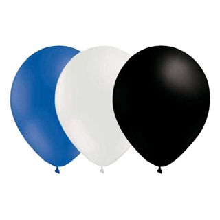 Ballonkombi Hvid/Sort/Blå